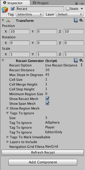 Recast options with Rain indie